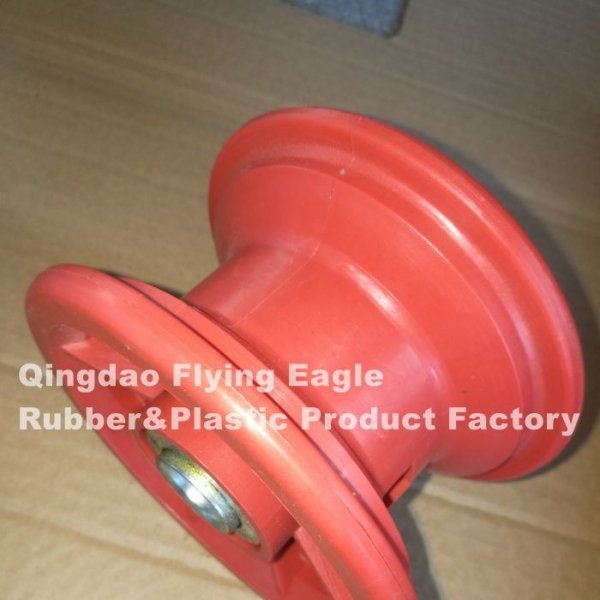 Plastic Rim/Spoke for Rubber Trolley Wheel