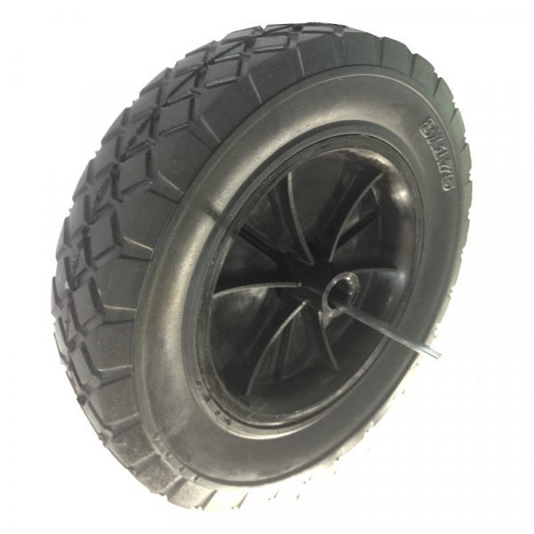 8 Inch 8"X1.75" Semi Pneumatic Solid Rubber Wheel