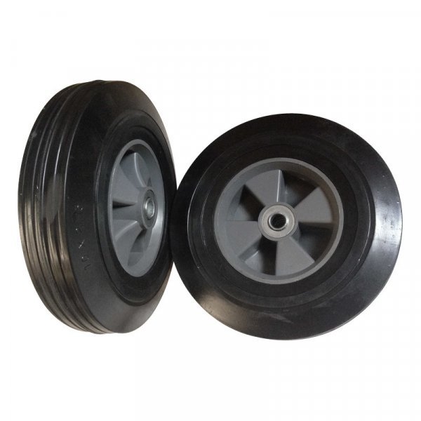 10 Inch 10"X2.5" Semi Pneumatic Solid Rubber Wheel
