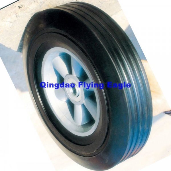 8 Inch 8"X2.5" Solid Powder Rubber Wheel