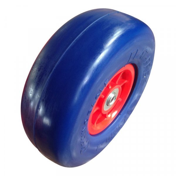 9 Inch 9"X3.50-4 Flat Free PU Foam Wheel