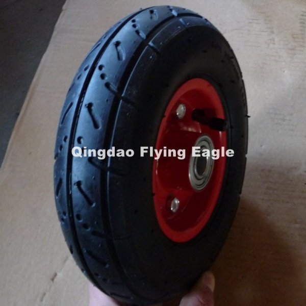 200X50mm Pneumatic Inflatable Rubber Wheel