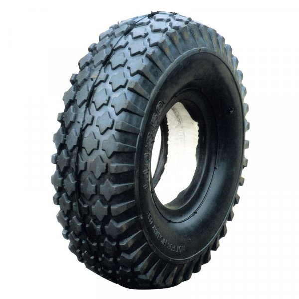 10"X4.10/3.50-4 Flat Free PU Foam Filled Rubber Wheel