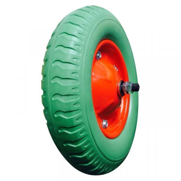 13 Inch 13"X3.25-8 Flat Free PU Foam Wheel