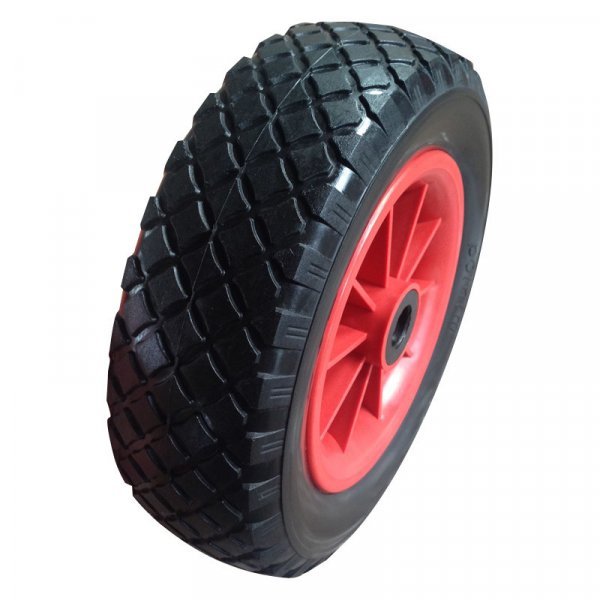 10 Inch 3.00-4 PU Foam Flatfree Trolley Wheel