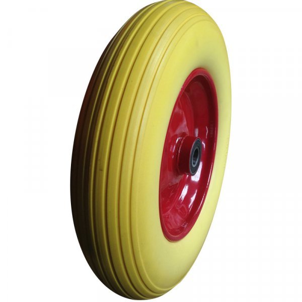 14 Inch 14"X3.50-8 Flat Free PU Foam Wheel