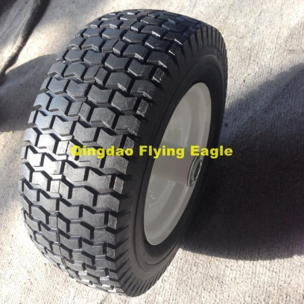 16 Inch 16"X6.50-8 Flat Free PU Foam Wheel