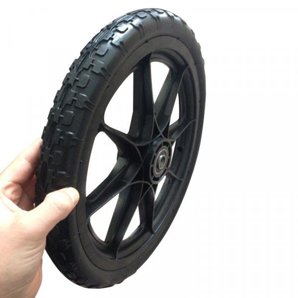 16 Inch 16"X1.75 Flat Free PU Foam Wheel