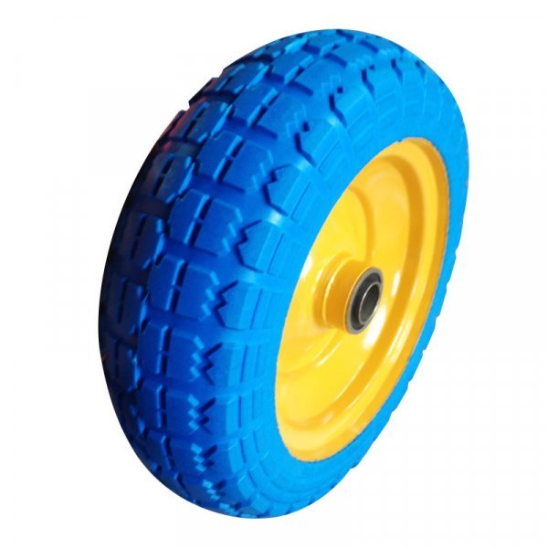 3.00-4 300-4 Flat Free PU Foam Wheel