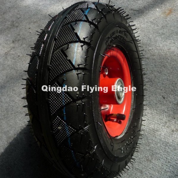 4.10/3.50-6 Pneumatic Natural Rubber Wheel