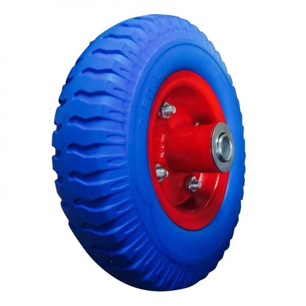8"X2.50-4 Polyurethane Rubber Trolley Wheel